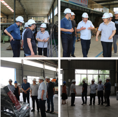 天津客戶(hù)來(lái)金鋒鋸業(yè)洽談合作